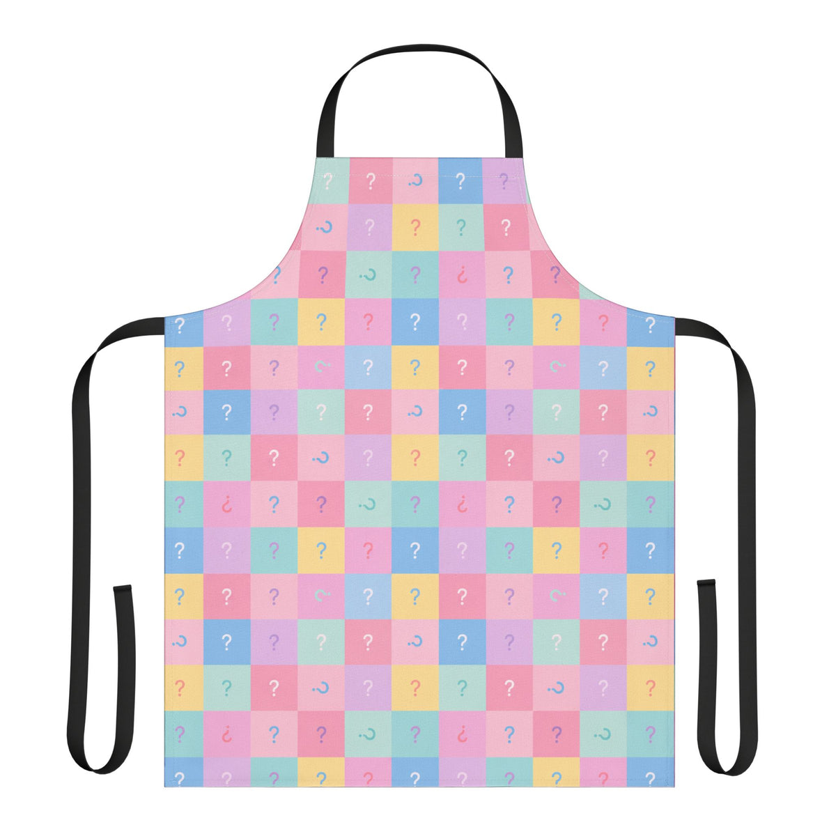 Apron-Question Mark-Colorful Kitchen, BBQ, Baking & Craft