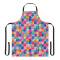 Apron-Pastel Jigsaw Puzzle Style – Colorful for BBQ, Kitchen & Creative