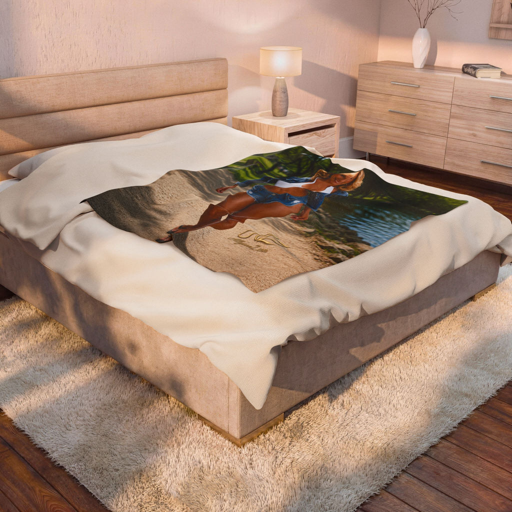 Allyson Z Park Collection – Premium Velveteen 50" x 60" Throw Blanket