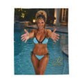 Allyson Z "Hugs" Pool Collection Premium Velveteen 50" x 60" Throw Blanket