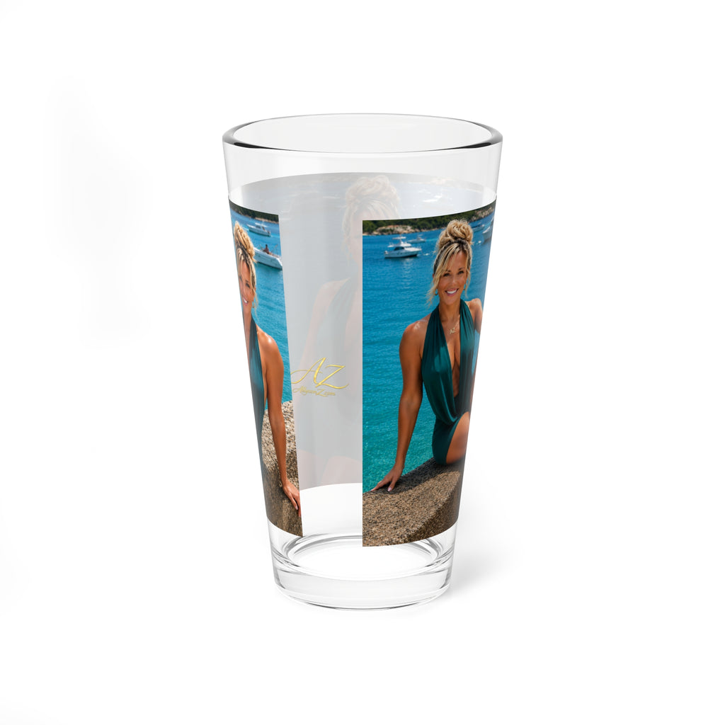Allyson Z Coastal Escape Collection – 16oz Premium Pint Glass