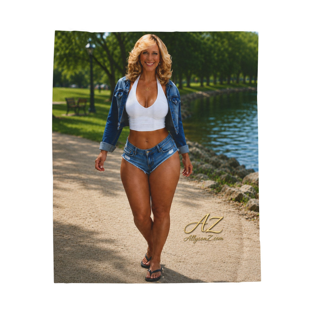 Allyson Z Park Collection – Premium Velveteen 50" x 60" Throw Blanket