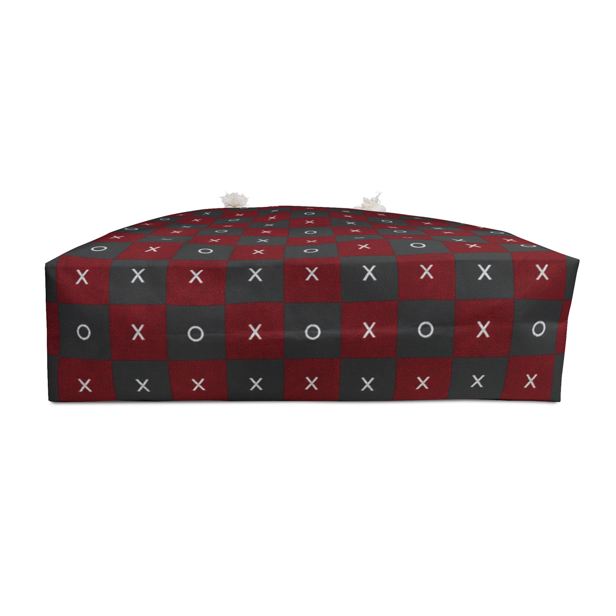 Tote Bag-Purse-Red & Black Tic Tac Toe Weekender