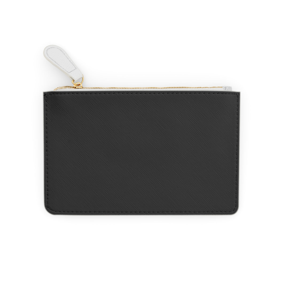 Zip Pouch-Red & Black XO Clutch with Gold Zipper-X's & O's