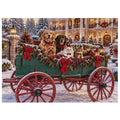 Christmas at Southern Mansion – Dogs & Cats 500-Piece Wooden Jigsaw Puzzle – product image